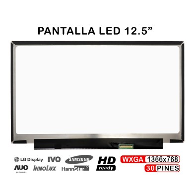 PANTALLA LED DE 12.5" PARA PORTÁTIL LENOVO THINKPAD X240 X240S 0C00318 HB125WX1-200