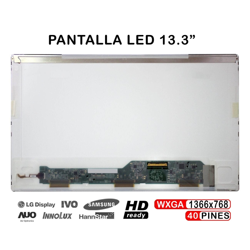 ECRÃ LED DE 13.3" PARA PORTATIL N133BGE-L21 LP133WH1-TLA2