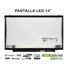 PANTALLA LED DE 14" PARA PORTÁTIL B140QAN01.0 2560X1440 40 PINES