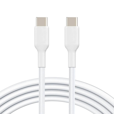 CABLE USB-C CARGA RÁPIDA DE 87W 1.80M BLANCO