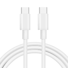 Cavo USB-C con ricarica rapida chip e-mark da 140 W 1,80 m Bianco