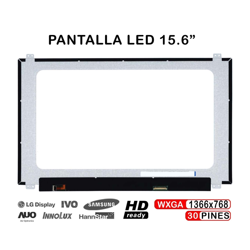 ECRÃ LED DE 15.6" PARA PORTATIL LENOVO NT156WHM-N45 V8.0 5D10M42874