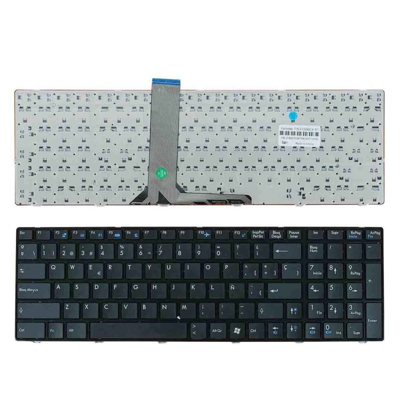 TECLADO PARA PORTÁTIL MSI GX60 GE60 GE70 NEGRO INTRO PEQUEÑO