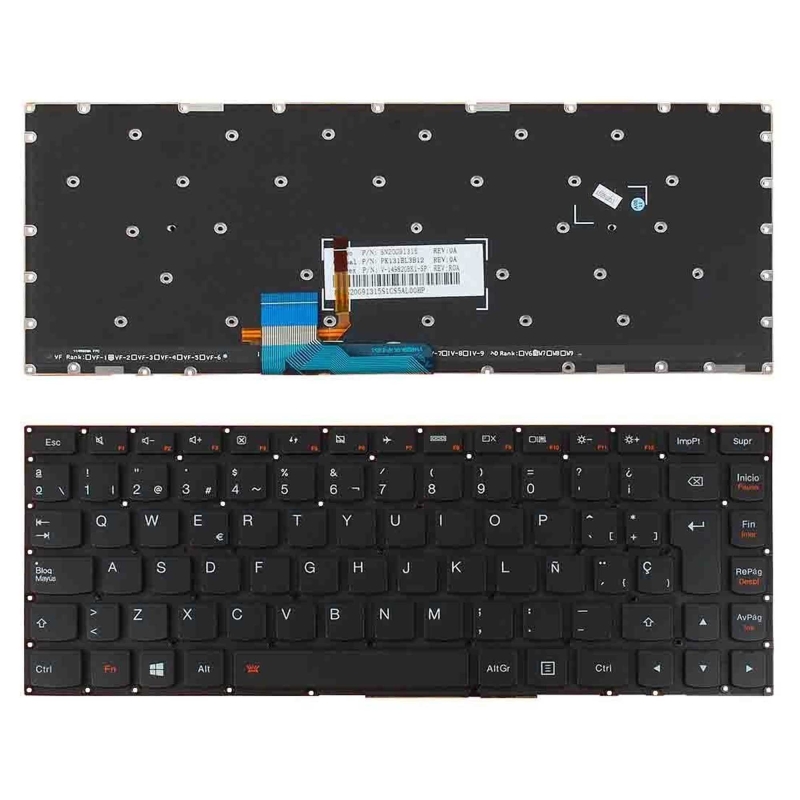 TECLADO PARA PORTÁTIL LENOVO YOGA 3 14 PK131BL1B14