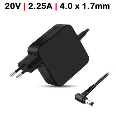 CARGADOR PARA PORTÁTIL LENOVO IDEAPAD PA-1450-55LU 20V 2.25A 4.0x1.7MM