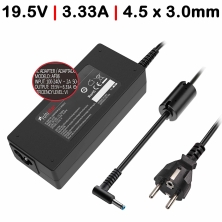 CARREGADOR PARA PORTATIL HP 255 G3 19.5V 3.33A 4.5X3.0MM