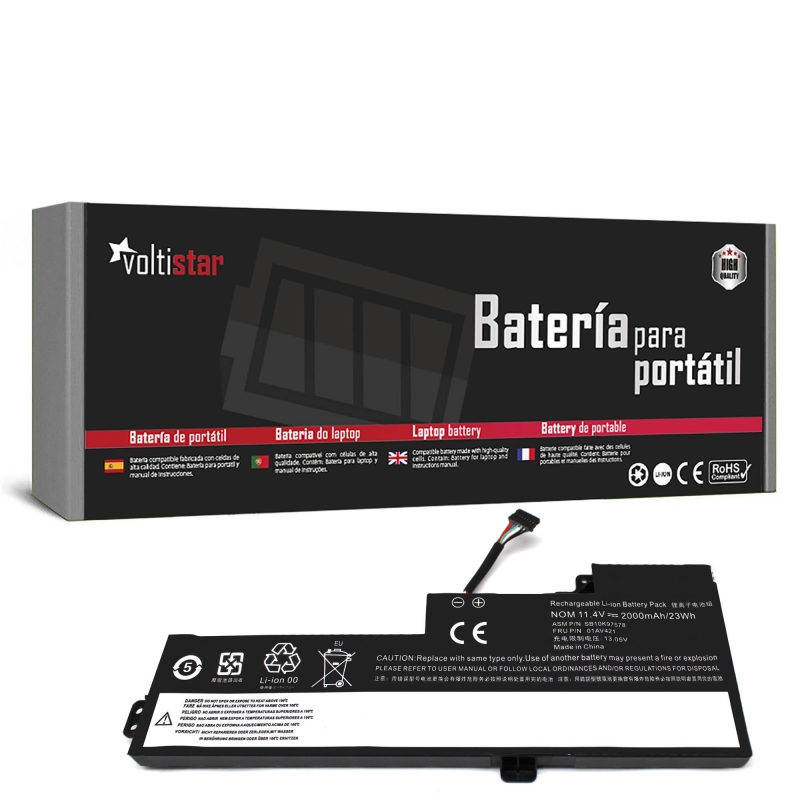 BATERIA PARA PORTÁTIL LENOVO THINKPAD T470 T480 01AV421 01AV420 01AV419