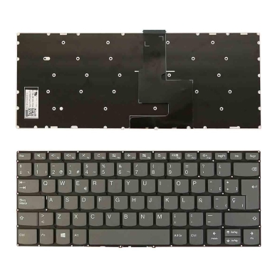 TECLADO PARA PORTÁTIL LENOVO YOGA 520-14IKB 720-15IKB GRIS SIN MARCO