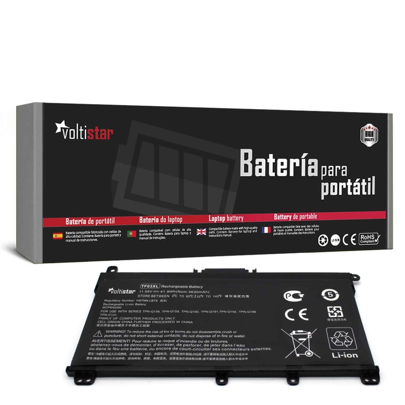 BATERIA PARA PORTATIL HP PAVILION X360 14-BF 14-BK 14-BP TF03XL 920046-421