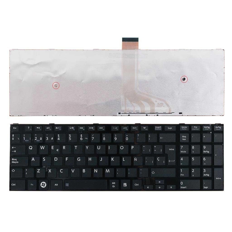 TECLADO PARA PORTATIL TOSHIBA SATELLITE C55-A ESTRUTURA BRILLANTE