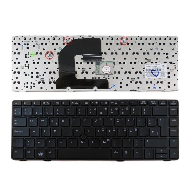 Tastiera per laptop HP EliteBook 8460p | 9Z.N6RSV.10S