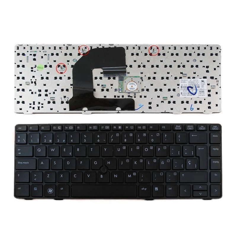 TECLADO PARA PORTATIL HP ELITEBOOK 8460P 8460W