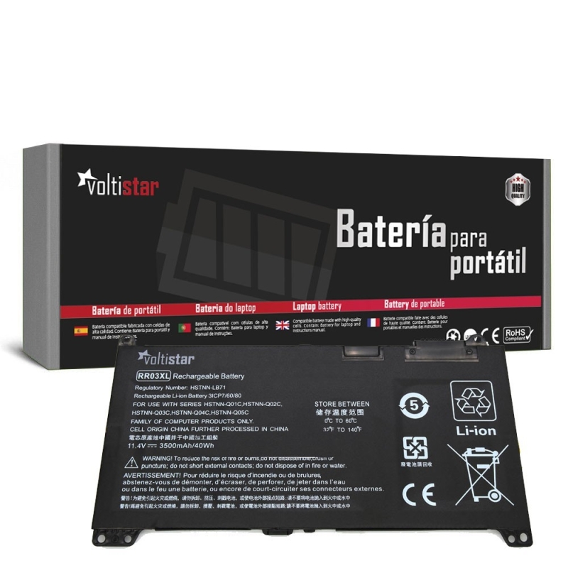 BATERIA PARA PORTATIL HP RR03XL RRO3 RRO3XL RR03048XL-PR