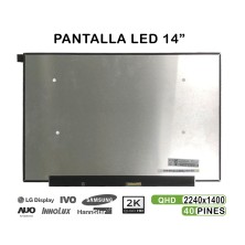 PANTALLA LED DE 14" PARA PORTÁTIL NV140DRM-N61 2K 40 PINES