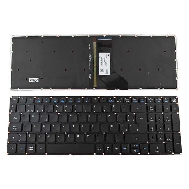 TECLADO PARA PORTATIL ACER ASPIRE 7 A715-71G A715-72G A717-72G