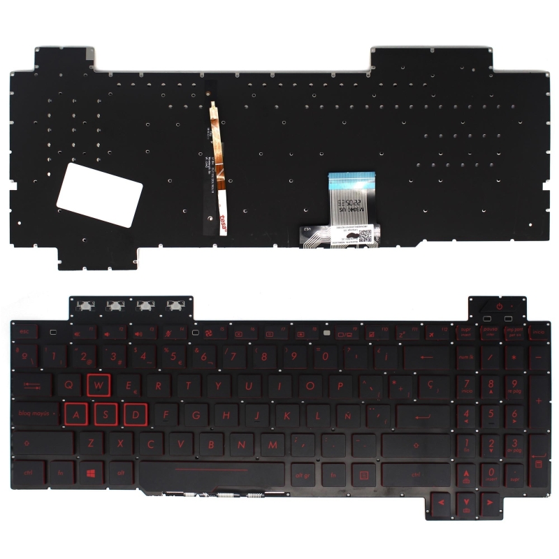Tastiera portatile Asus TUF Gaming serie FX504 | AEBKLU03010