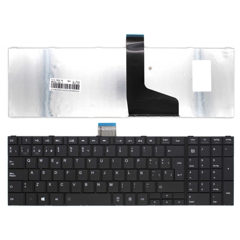 Tastiera satellitare Toshiba 0KN0-ZW2SP23,Tastiera Toshiba NSK-TT4SU