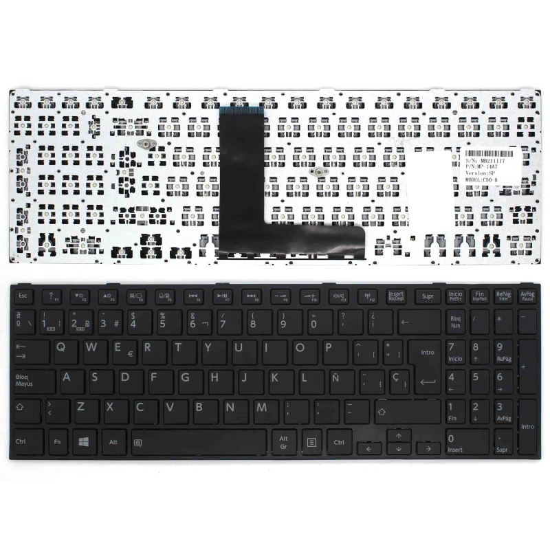 Tastiera spagnola Toshiba Satellite C50T-A - C50-B