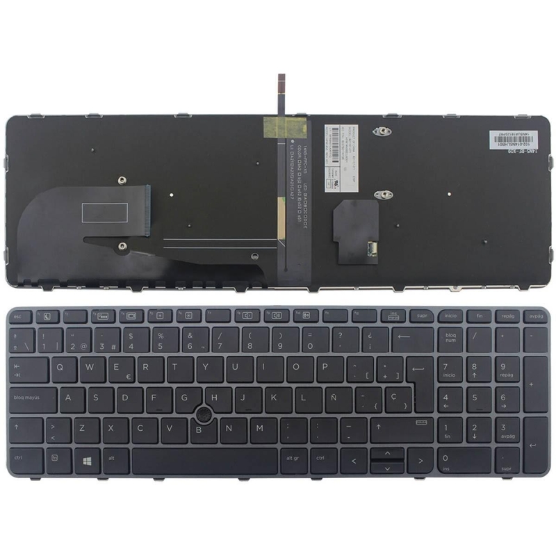 TECLADO PARA PORTATIL HP ELITEBOOK 755 G3 850 G3 850 G4 ZBOOK 15U G3 G4