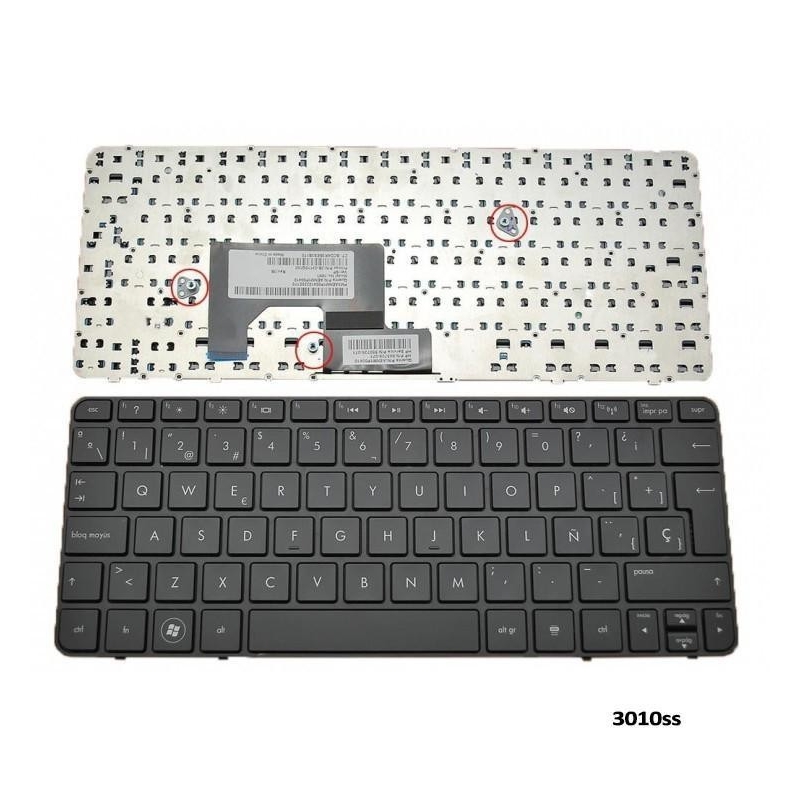 TECLADO PARA PORTÁTIL HP MINI 210 210-3000 AENM3P00410 653855-071 2B-31210Q110