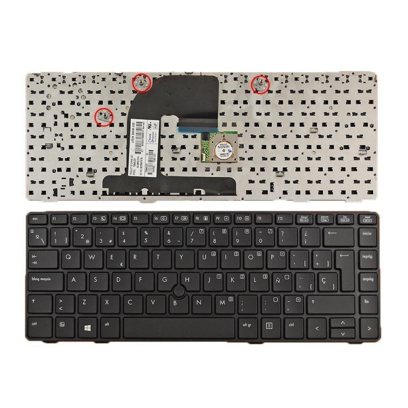 TECLADO PARA PORTATIL HP ELITEBOOK 8460P COM POINTSTICK 700945-DD1, 702651-DD1