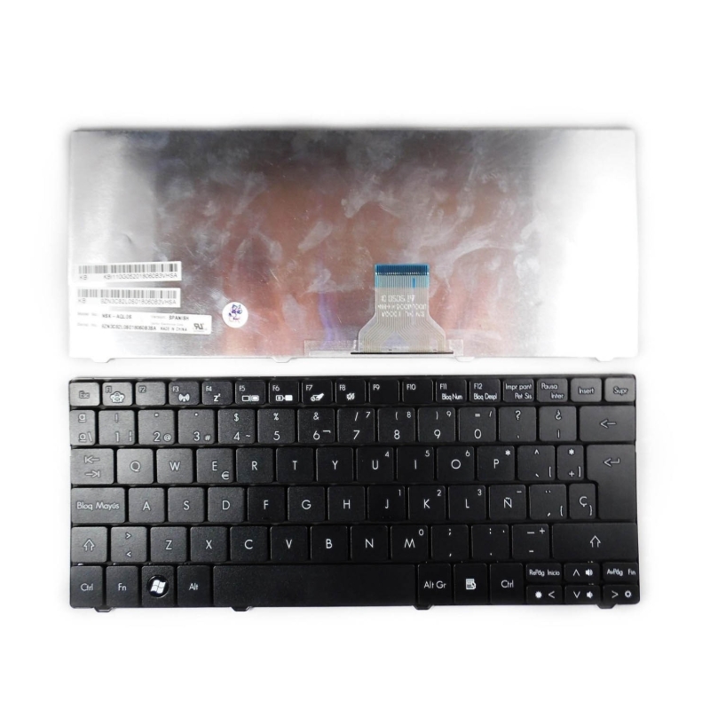 TECLADO PARA PORTATIL GATEWAY EC19 PRETO NSK-AQL0F 9Z.N3C82.L0F