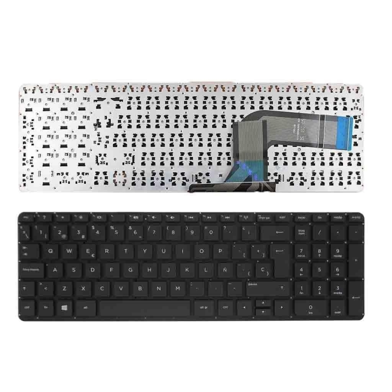 TECLADO PARA PORTATIL HP PAVILION 15-P 17-F PRETO SIN ESTRUTURA 4H+N9H0M.90U