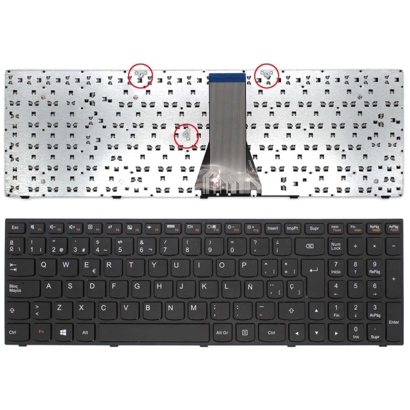 TECLADO PARA PORTATIL LENOVO T6G1 25214788 9Z.NB4SN.00S BQ0SN