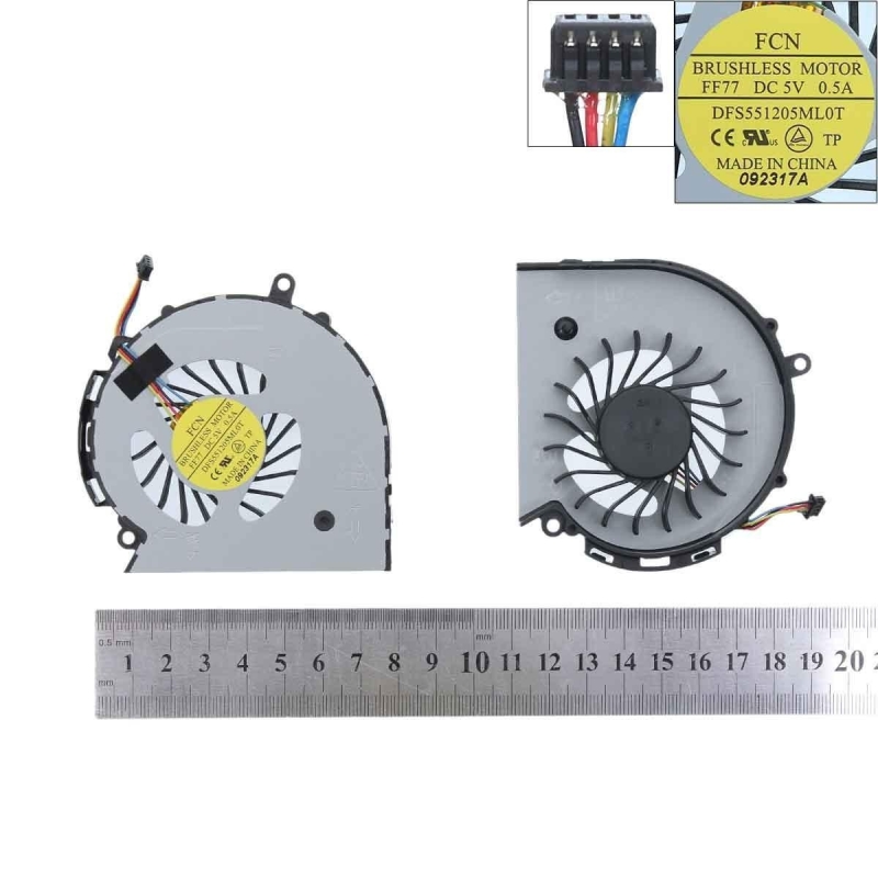 VENTOINHA CPU PARA PORTATIL HP 15-D003SS DFS551205ML0T