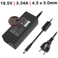 CARGADOR PARA PORTÁTIL DELL LA65NS2-01 4.5X3.0MM 19.5V 3.34A 65W