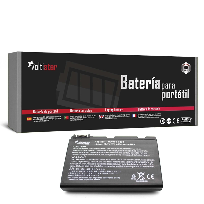 BATERIA PARA PORTATIL ACER EXTENSA 5220 5230E 5420G 5620G 5620Z TM00741