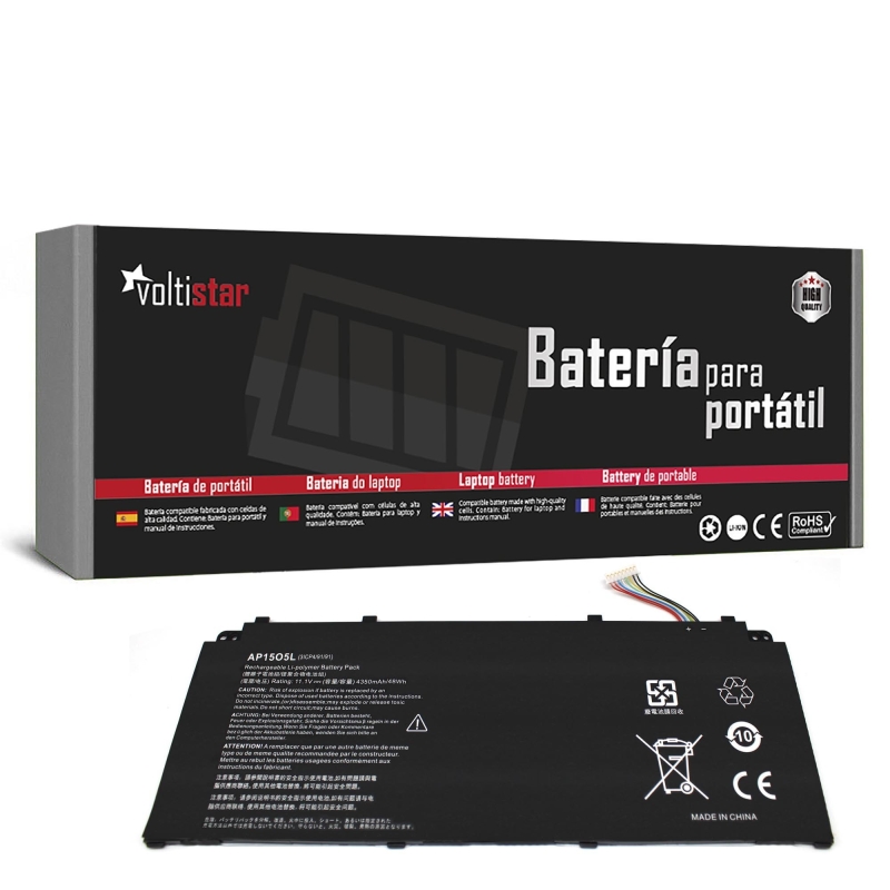 BATERIA PARA PORTÁTIL ACER ASPIRE S13 S5-371 S5-371-52JR S5-371-56VE AP15O5L