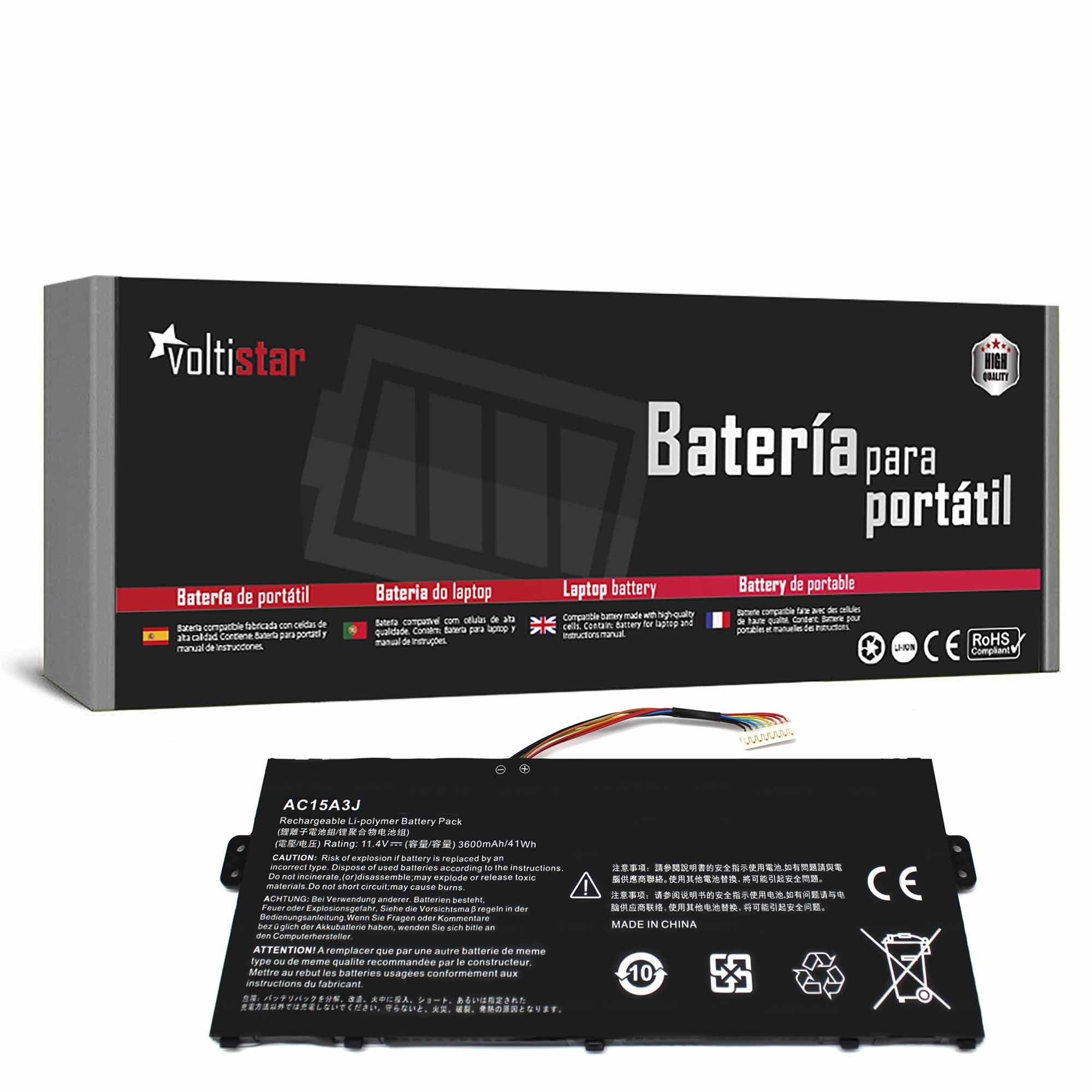 Bateria para Portátil ACER CHROMEBOOK R11 CB5-132T CB3-131 C738T AC15A8J AC15A3J