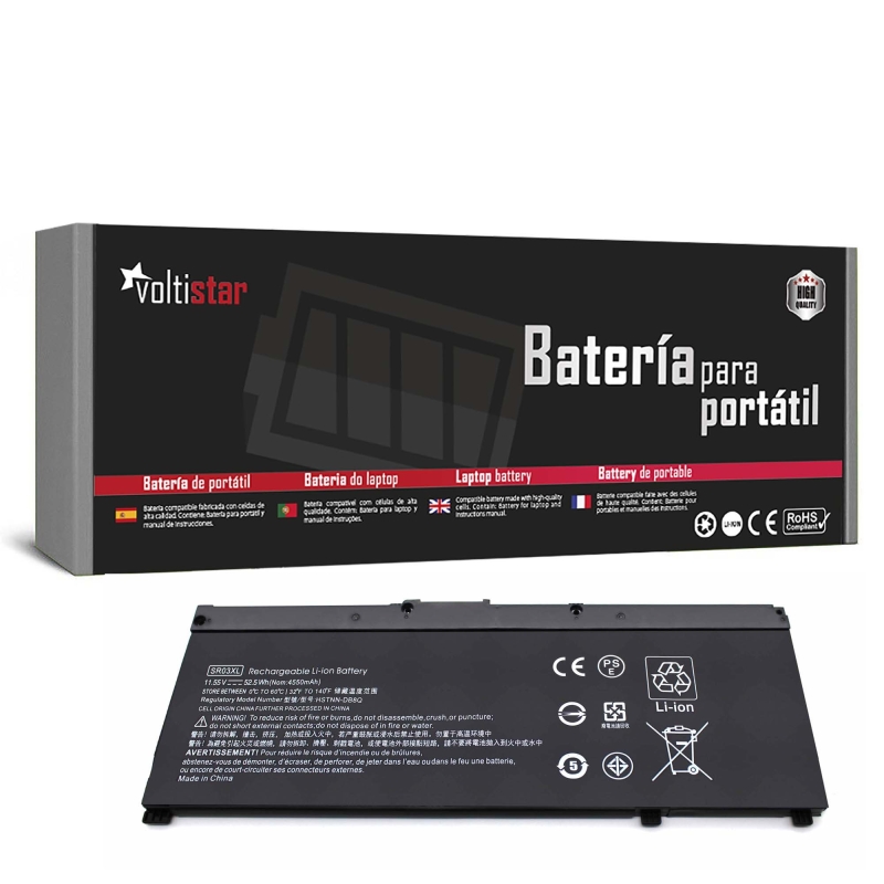 BATERIA PARA PORTÁTIL HP PAVILION 15-CX 15-CX0020NR L08855-855 HSTNN-IB8L SR03XL