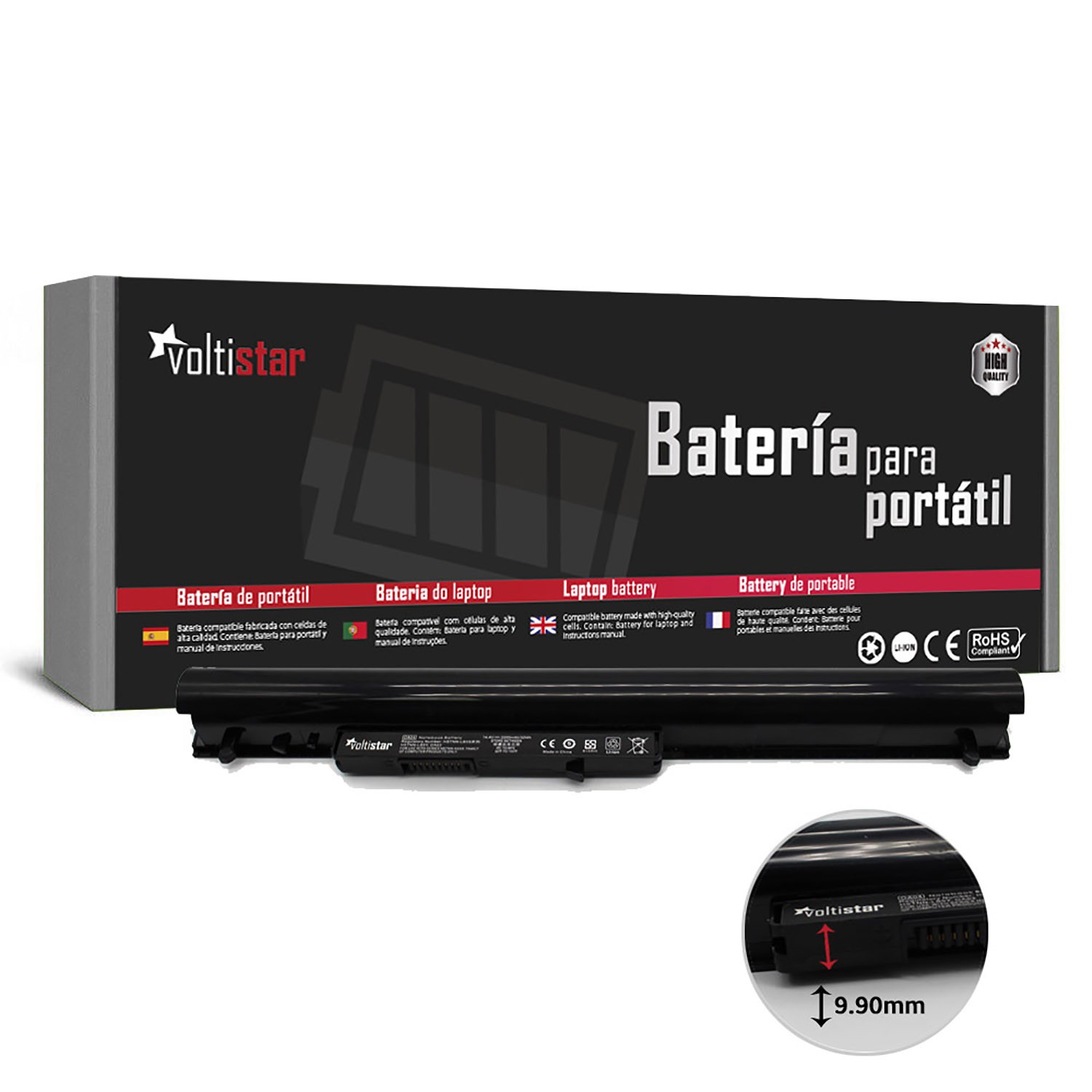 BATERIA PARA PORTATIL HP PAVILION 14 TOUCHSMART S 15-B119TX 15-B003TX
