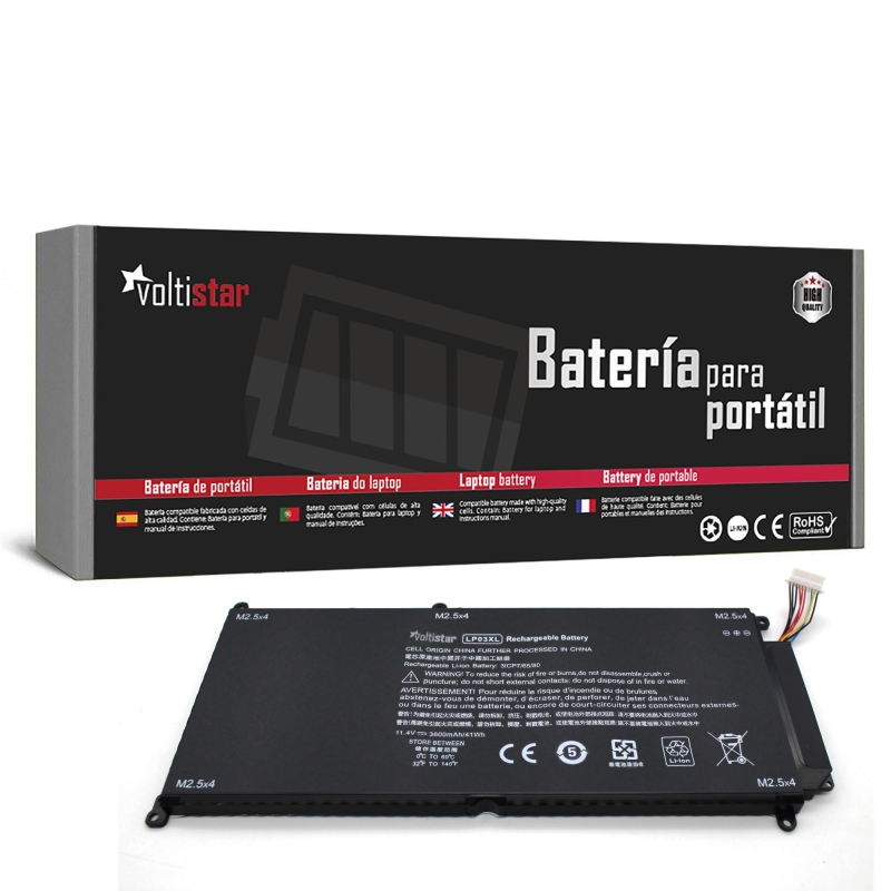 BATERIA PARA PORTATIL HP ENVY 15-AE015TX 15-AE016TX 15-AE017TX 15-AE018TX LP03XL TPN-C121 TPN-C122