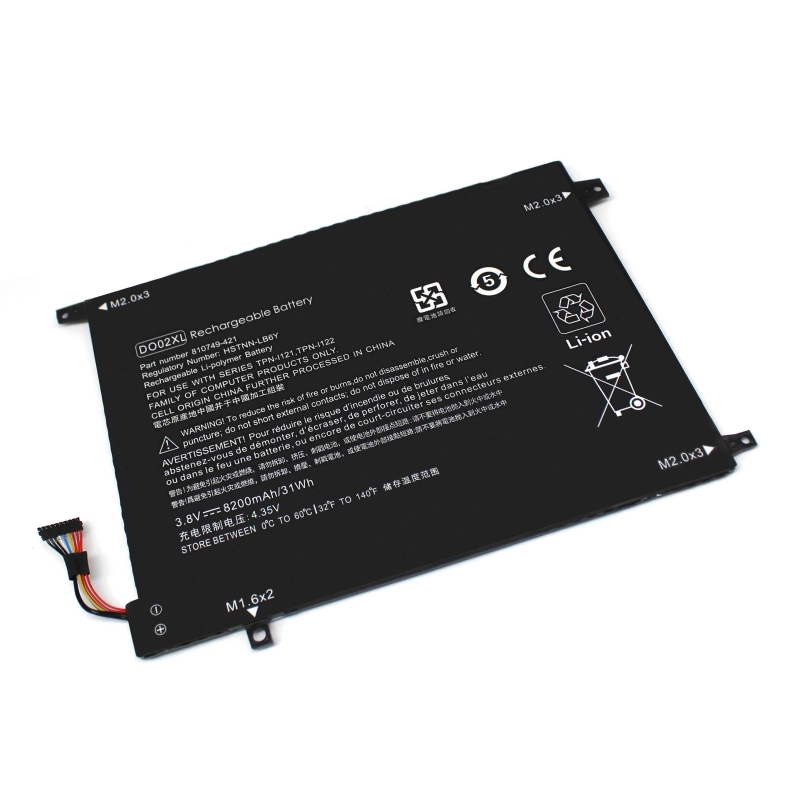 BATERIA PARA PORTÁTIL HP PAVILION X2 10 DO02XL 810749-421 HSTNN-LB6Y TPN-I121 TPN-I122