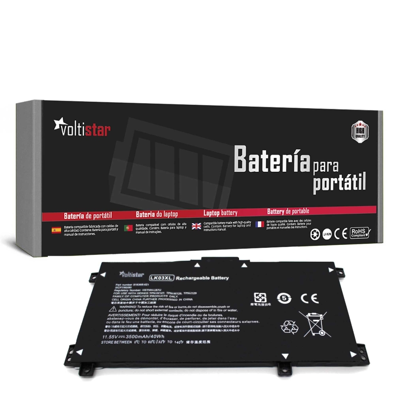 BATERIA PARA PORTÁTIL HP LK03XL LKO3XL LK03048XL LK03055XL 916368-421 916368-541