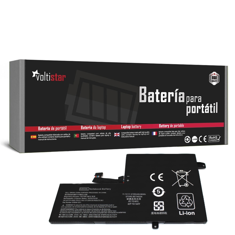 BATERIA PARA PORTÁTIL HP CHROMEBOOK 11 G5 AS03XL HSTNN-IB7W 918340-1C1