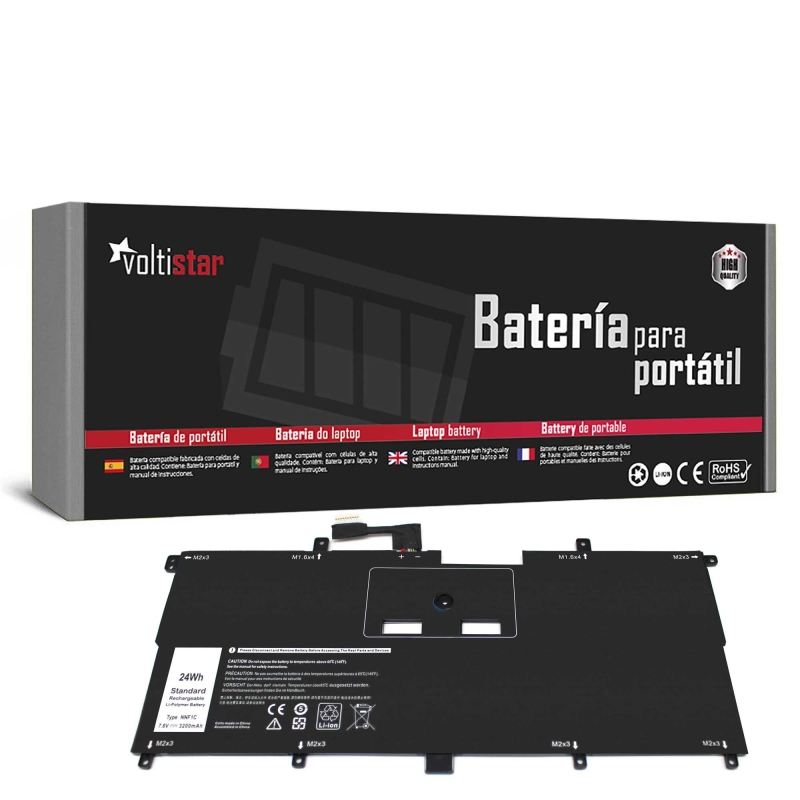 BATERÍA PARA PORTÁTIL DELL XPS 13 9365 13-9365-D1605TS 13-9365-D1805TS NNF1C HMPFH
