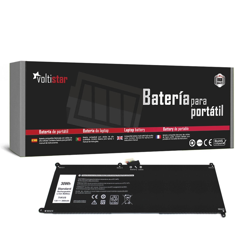 BATERIA PARA PORTÁTIL DELL LATITUDE 12 7275 07VKV9 T02H T02H001