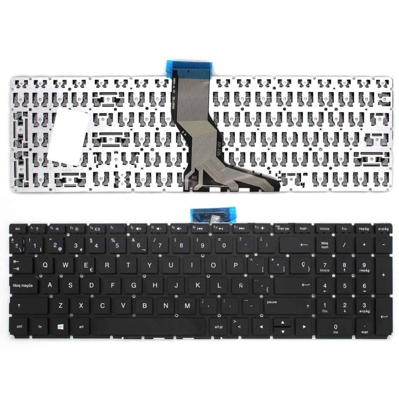 TECLADO PARA PORTATIL HP 250 G6 255 G6 OMEN 17-W00 17-W100 17-W200 (INTRO PEQUENO)