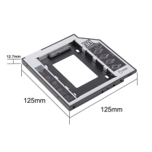Supporto per custodia per disco rigido Caddy CD DVD 2.5 2° 12,7 mm universale