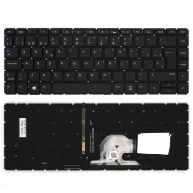 TECLADO PARA PORTÁTIL HP PROBOOK 440 G5 445 G6 440 G7 445 G7 SERIES L38138-131 RETROILUMINADO