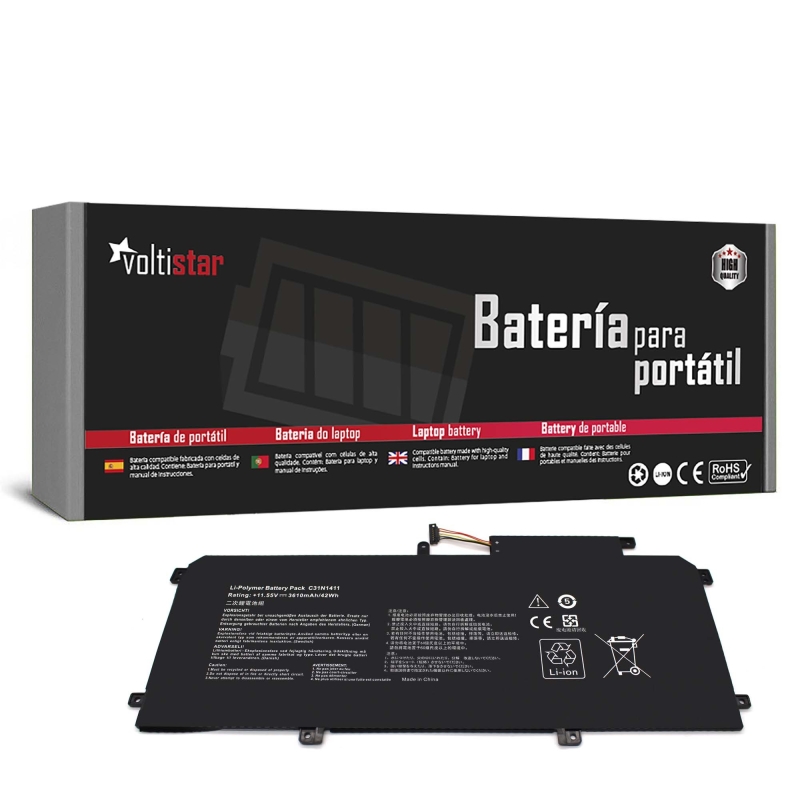 BATERIA PARA PORTATIL ASUS ZENBOOK UX305 UX305L UX305F UX305C UX305CA C31N1411