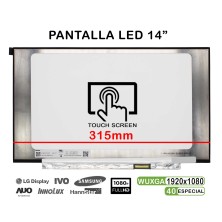 PANTALLA LED TÁCTIL DE 14" PARA PORTÁTIL N140HCN-EA1 REV.C7 FHD 40 PINES 315MM