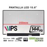 PANTALLA LED DE 15.6" PARA PORTÁTIL LM156LF2F01 LM156LF2F03 144HZ 350MM 40 PINES
