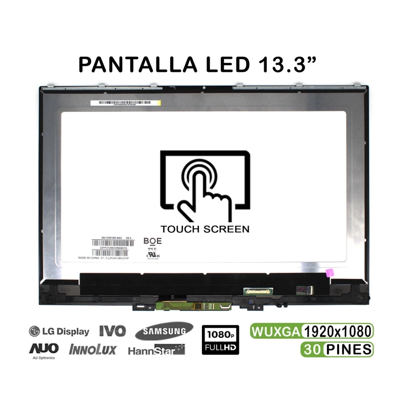 Acquista touch screen per laptop Lenovo Yoga 720-13IKB + cornice