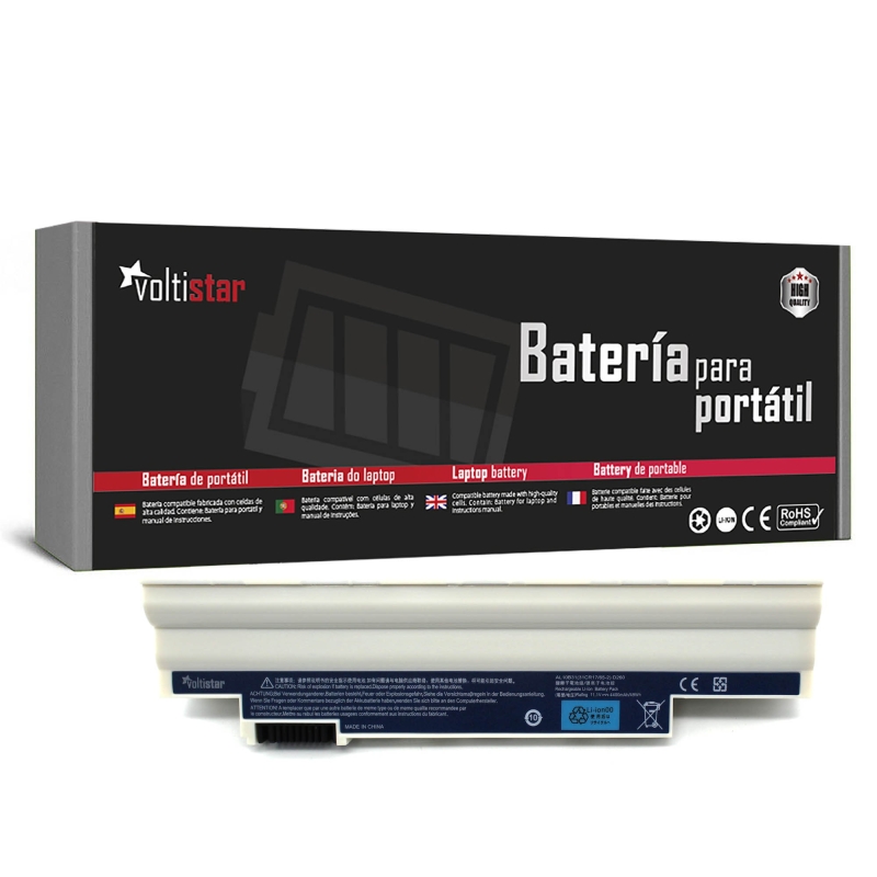 BATERIA PARA PORTATIL ACER ASPIRE ONE 522 AL10G31 BRANCO