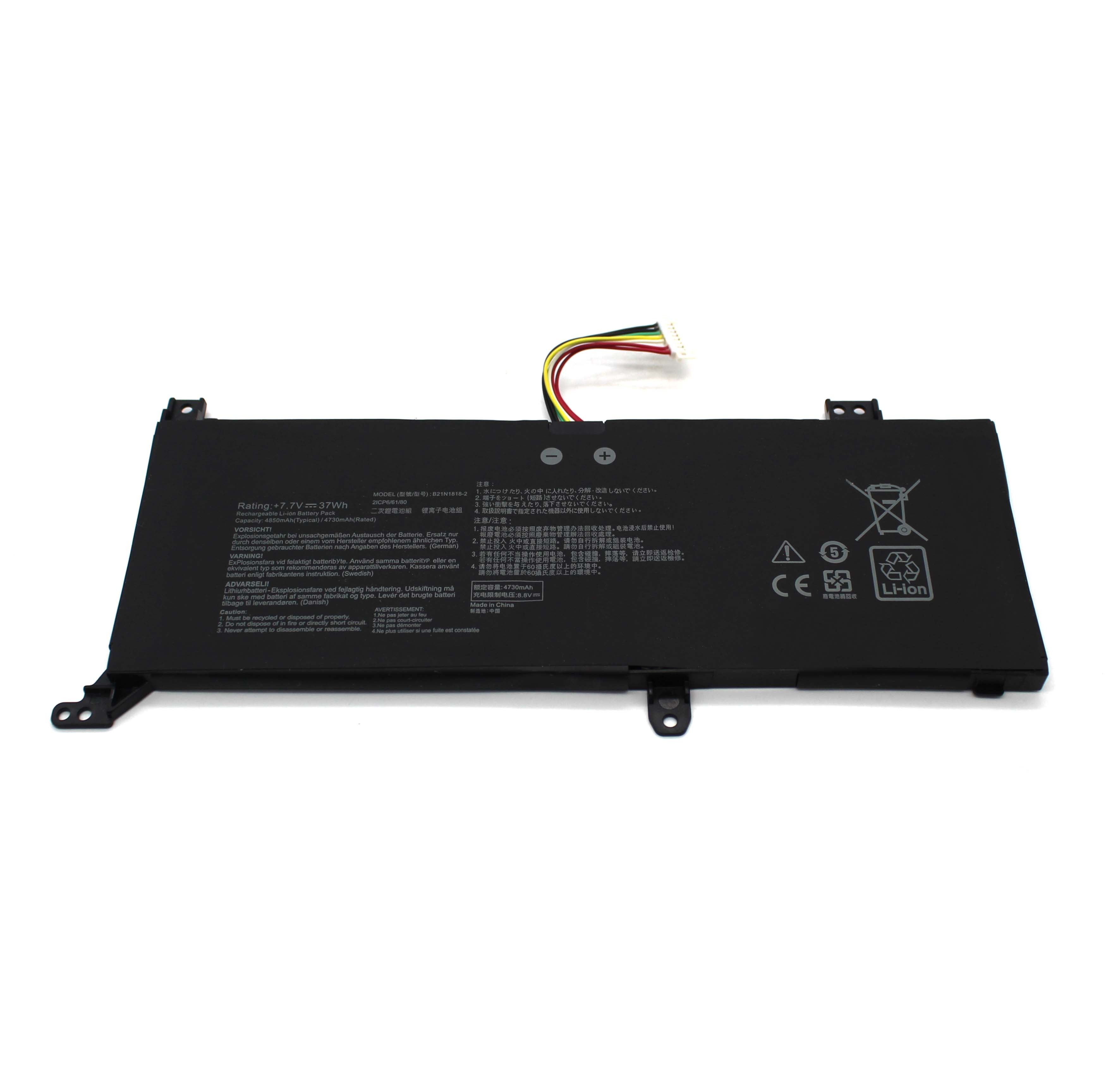 Bateria para Portátil ASUS VIVOBOOK 14 F412DA F412DK F412FA F412FJ B21N1818-1 7.7V